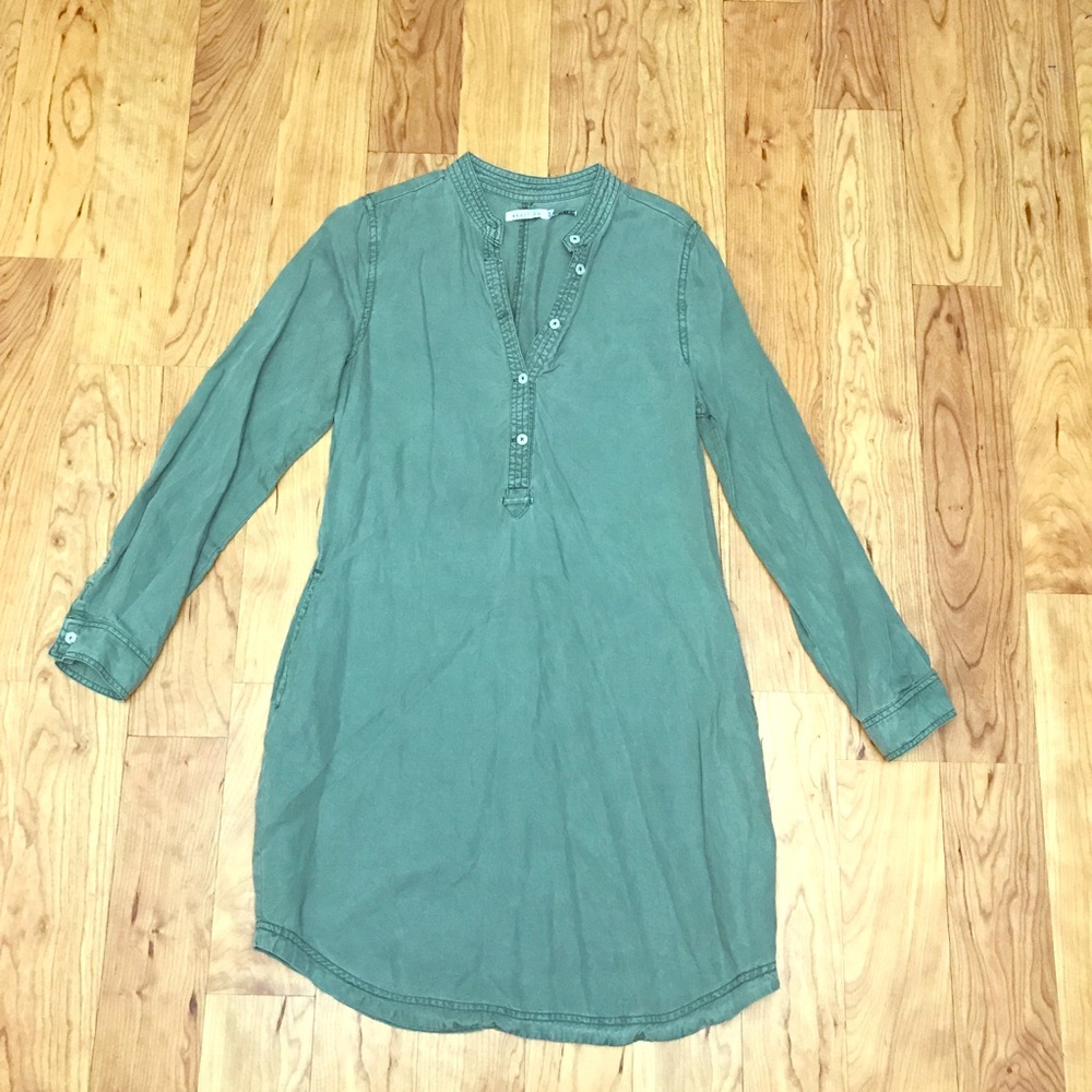 Kenneth Cole Green Lightweight Shift Dress S